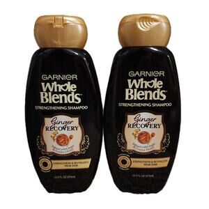 (Lot of 2) Garnier Whole Blends Ginger Recovery Shampoo 12.5oz DISCONTINUED HTF